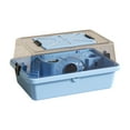 thumbnail image 2 of S SERENABLE Hamster Cage Two Tiered Cage Openable Top Guinea Pigs Glider Small Animals Small Blue, 2 of 9