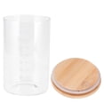 thumbnail image 2 of Food Storage Jar with Bamboo Lid High Borosilicate Glass Food Container for Kitchen800ml, 2 of 14