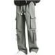 thumbnail image 1 of Pantalones largos para hombre, estilo casual, con cintura elástica y bolsillos, a la moda para exteriores, 1 of 8