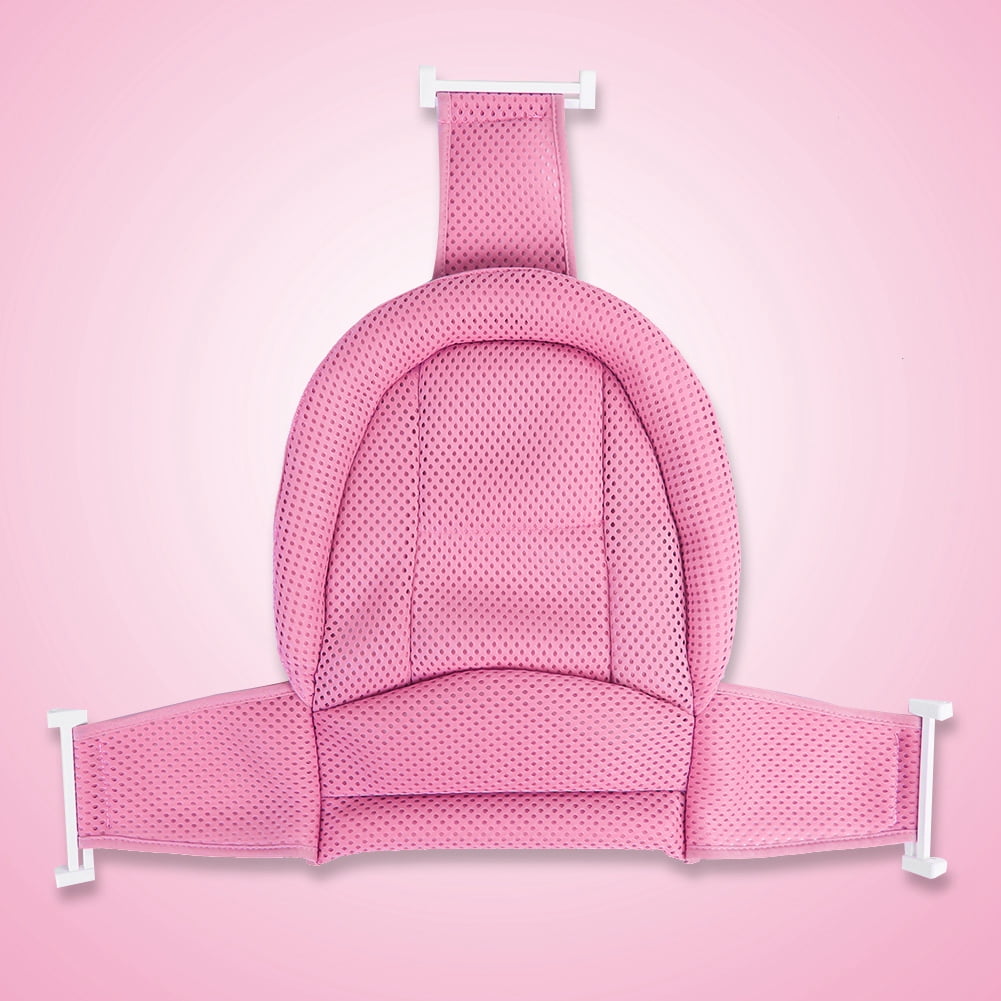 Bathtub Non-slip Shower Net, High Elastic Anti-skid Mesh Newborn Bathtub Support Net  Bath Mesh With 4 Clasps For Baby For Newborn