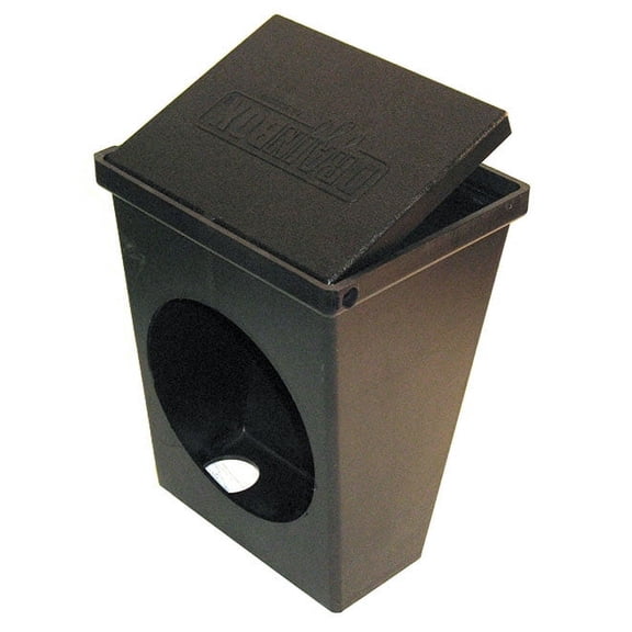 Drainbox below ground drain termination point for 4" pipe