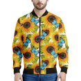 thumbnail image 2 of Chaquetas con estampado 3D de mariposas e insectos de colores para hombre, ropa holgada, sudadera informal, chaqueta bomber con cremallera, ropa de calle, abrigo, 2 of 5
