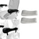 thumbnail image 4 of 2 cojines de espuma viscoelástica para reposabrazos, para oficina, hogar, silla, soporte para codos Gris, 4 of 9