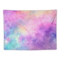 thumbnail image 5 of Nawypu Galaxy Pink Purple Wall Tapestry for Bedroom Marble Abstract Art Psychedelic Stars Bright Color Colorful Wall Hanging Tapestries, Pink Purple Blue Backdrop for Teen Girls Party Living Room Dorm, 5 of 6