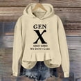 thumbnail image 2 of YUELONGHU Women Casual Hoodie Oversized Sweatshirt for Women Plus Size with Pockets Women's Autumn and Winter Trend Hoodie Letter Print Hoodie Sports Long Sleeved Hoodie Top L, 2 of 3