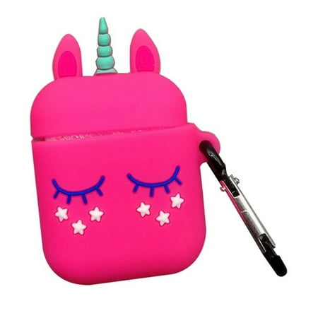 Fancyleo - Fancyleo Unicorn Airpod Case Cute 3D Soft