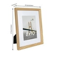 thumbnail image 3 of Scholartree 5 PACK 8x10 Wooden Picture Frames, 8x10 Matted to 5x7 Tabletop Picture Frame, Beige, 3 of 12