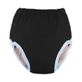 thumbnail image 1 of Culottes en Tissu Réutilisables pour Adultes, Culottes d'Incontinence pour Aînés, Noir, 1 of 8