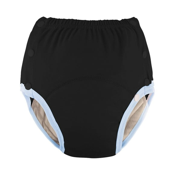 Pañales de tela reutilizables jinwen para adultos a prueba de fugas Negro Pañal para adultos
