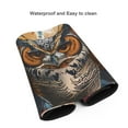 thumbnail image 4 of Hirioo Colorful Owl Tattoo Art for Mouse Pad ,Anti-Slip Base, Durable Stitched Edges, Perfect for Gaming, Office, and Home Use,16x35.5in, 4 of 9