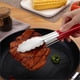 thumbnail image 2 of Pinzas De Alimentos Rojo Aceroinoxidable Utensilios de Cocina para 9 pulgadas Sunnimix Pinzas de acero inoxidable para alimentos, 2 of 8