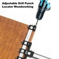 thumbnail image 6 of Adjustable Drill Punch Locator Woodworking Drilling Dowelling For Handles Knobs on Doors Drawer, 6 of 9