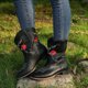 thumbnail image 1 of Nuevas botas de tubo medio de gran tamaño Botas de mujer casuales con tacón de cuña bordado Wmkox8yii sa2795, 1 of 8