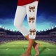 thumbnail image 1 of MKLEKYY Leggings deportivos para mujer, leggings deportivos casuales de moda con estampado de rugby para mujer, pantalones de yoga, leggings capri 2135, 1 of 3