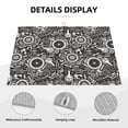 thumbnail image 3 of Yiaed Bicycles Parts Print Highly Absorbent Microfiber Kitchen Counter Mat, Dish Drying Pad for Dishes, Utensils, Pots and Pans, Large 18" x 24", 3 of 7