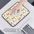 thumbnail image 6 of Pofeuu Cartoon Corgi Print Laptop Carrying Case,13-15-Inch Laptop and Tablet, Sleek Design, Durable and Water-Repellent Fabric, Business Casual or School-13 inch, 6 of 8