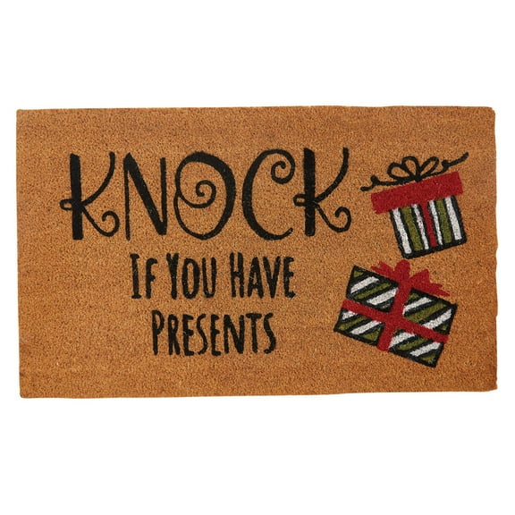 Split P Knock If You Have Presents Doormat 1'6''x2'6''