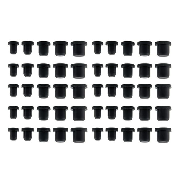 Pack of 50 Silicone Stoppers 5 Size Universal Fit for Bottles Tubes Kitchen Lab Use