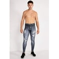 thumbnail image 2 of Black Jean Johnny Meggings, 2 of 9