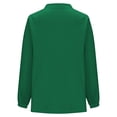 thumbnail image 6 of Feancey Sequin Tops for Women Evening Party Deep V Neck Long Sleeve T Shirts Sparkly Glitter Blouses Loose Fit Cocktail Shiny Dressy Shirts Green XXL, 6 of 7