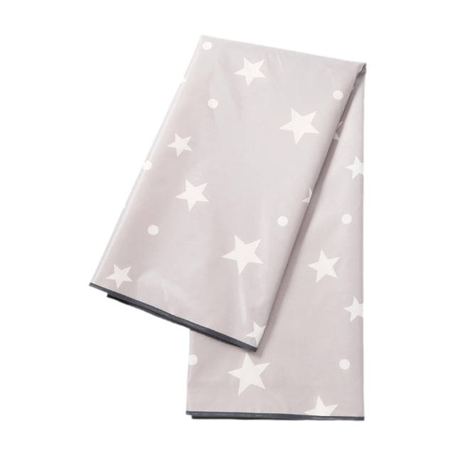 Silla alta estera de piso de salpicaduras para bebés lavable estatera protector protector portátil de juego portátil lavable para bebés con estería de Estrella gris