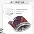 thumbnail image 5 of A Pair Of Heat Insulation And Anti-Perm Gloves 7×11in Thick Anti-Perm Palm With Silicone Piece Lanyard Design Is Easy To Hang Mediumvioletred Marble_1, 5 of 8