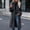 Black, variant on Faux Fur Coats for Women Lapel Collar Long Winter Warm Jacket Plus Size Winter Coat