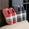 thumbnail image 4 of NOKIO Women's Fuzzy Slippers Warm S𝗅ip-On Slipper Comfy Indoor House Shoes with Non-S𝗅ip Sloe, Winter Closed Back Cotton Slides Plush F𝗅u𝖿𝖿y Home Shoes for Daliy, 4 of 8