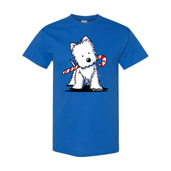 Inktastic Candycane Cutie Westie T-Shirt