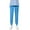 B-Light Blue, variant on TIMIFIS Scrub for Women Solid Color Four Season Loose Bunched Feet Nurse Work Pants Scrub Pants - Spring/Summer