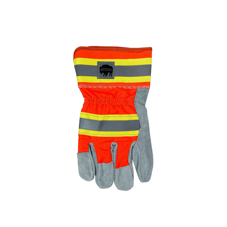 

Buffalo Outdoors® Hi Vis Heavy Duty All-Season Leather Work Gloves