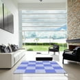 thumbnail image 6 of Ahgly Company Indoor Rectangle Patterned Light Slate Blue Area Rugs, 5' x 8', 6 of 6