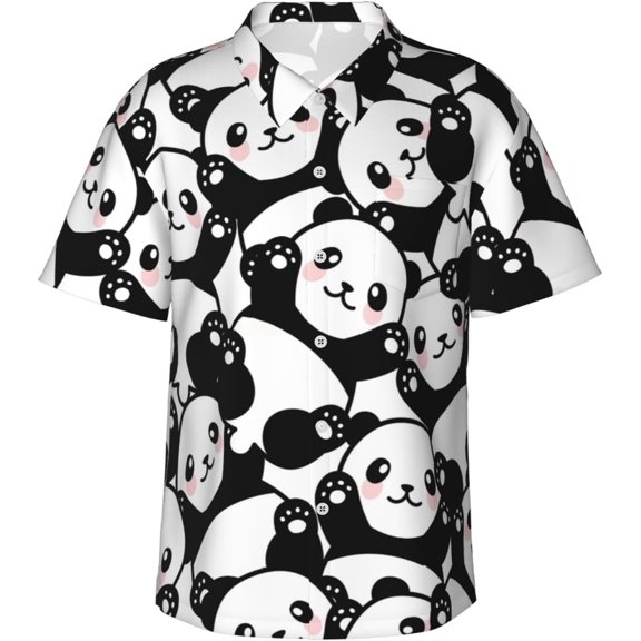 Black Grey Gold Marble Mens Hawaiian Shirt Short Sleeve Casual Button Up Tropical Summer Beach Shirt