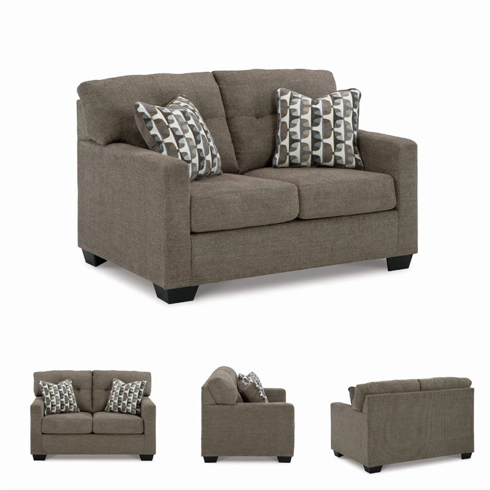 Signature Design by Ashley Mahoney Chocolate Loveseat