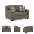 thumbnail image 6 of Signature Design by Ashley Mahoney Chocolate Loveseat, 6 of 13