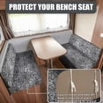 thumbnail image 2 of Uorisanigo RV Dinette Cushions Covers Elastic Gray Spider Webs Camper Couch Cover Car Loveseat for RV Camper Washable Auto Accessories (1 Bench & 1 Backrest Covers), 2 of 7