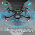 thumbnail image 4 of 1Pcs Folding Drone - 11.4"×11.4" P9 PRO with 360° Obstacle Avoidance & 8K Cameras, 5G WiFi, GPS Return to Home for Adults Aerial Photography Enthusiasts, 4 of 6