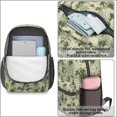 thumbnail image 5 of 17 Inch Lightweight Backpack,PVC Waterproof Oxford Fabric, Ergonomically Designed, with Large Capacity, Camouflage Print, 5 of 5
