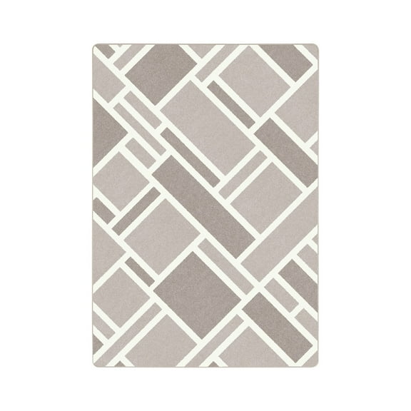 Midas 3'10" x 5'4" Area Rug In Color Dove-Color:Dove,Material:Nylon