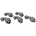 thumbnail image 3 of Sealproof 1-Inch 5 Pack Non-Metallic Liquid-Tight 90-Degree Conduit Connector Fitting, 1" Dia 5-Pack, 3 of 4