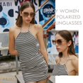 thumbnail image 3 of Gafas de Sol FEISEDY para Mujer, Oversize Cuadradas Polarizadas, 3 of 9