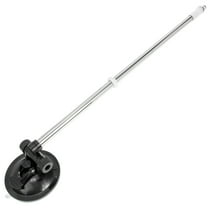 BESTONZON Flag Fixing Pole Adjustable Angle Mount 1Pcs Black ABS for Parades