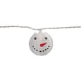 thumbnail image 4 of Northlight Snowman Paper Lantern Christmas Lights - Clear - 8.5' White Wire - 10ct, 4 of 7