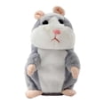 thumbnail image 4 of Juguete de hámster Baoblaze interactivo de peluche gris 18 cm, 4 of 8