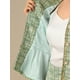 thumbnail image 5 of Conjunto de traje de tweed de 2 piezas para mujer INSPIRE CHIC, chaqueta de botones de manga 3/4 y falda lápiz, verde S, 5 of 6