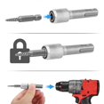thumbnail image 3 of 5PCS SDS-Plus Drill Chuck Adapter, to 1/4Inch Hex Socket Drill Holder, 3 of 5