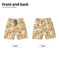 thumbnail image 2 of PAYOHTO Boy Swim Trunks Medium Size 10-12 Teens Boy Beach Board Shorts Shiba Inu Dog Cartoon in Sitting Pose Quick Dry Bathing Suit Swimwear, 2 of 9