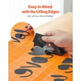 thumbnail image 3 of VEVOR Heat Transfer Vinyl, 12 in x 70 ft, Glossy Black HTV Iron on Vinyl Roll, Easy to Cut and Weed, Strong Adhesion, Compatible with Cutting Machines, for Various Materials, T-shirts, Pillows, Hats, 3 of 9