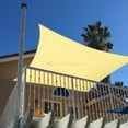 thumbnail image 5 of Sunshades Depot 9' x 17' Sun Shade Sail Rectangle Permeable Canopy Canary Light Yellow Custom Size Available Commercial Standard, 5 of 5