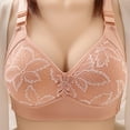 thumbnail image 2 of Unlined Minimizer Lace Bra Underwire Bra-Pinch-Free Straps Convertible Bra Padded Seamless Adjustable Straps Bra, 2 of 4